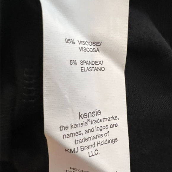 NEW Kensie Maxi Halter Dress Size S in Black with Long Fringe at Front Neckline - Picture 6 of 7